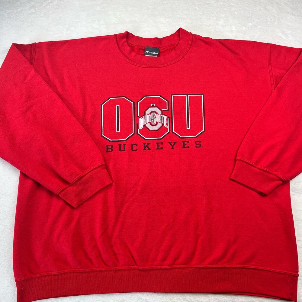 Ohio State University Buckeyes Y2K Pro Edge Sweatshirt men's  Sz XL College